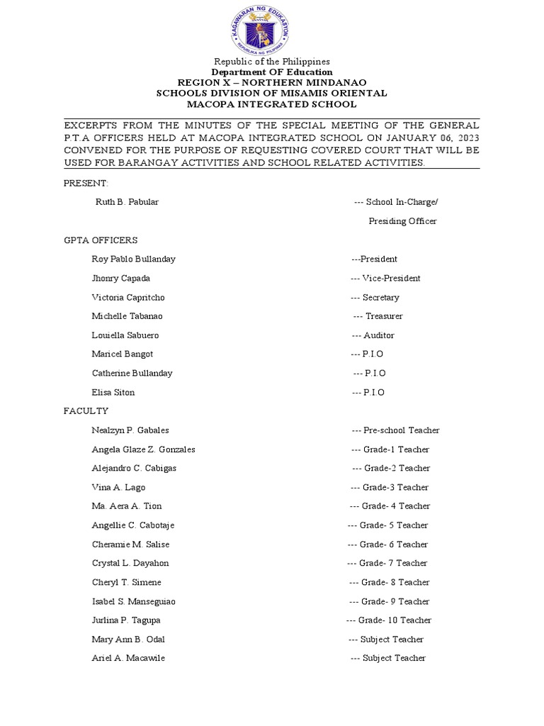 Resolution For Covered Court 2 PDF