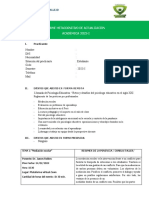 Informe Metacognitivo de Actualización Académica 2023-I
