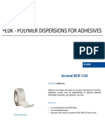 Edk - Polymer Dispersions For Adhesives