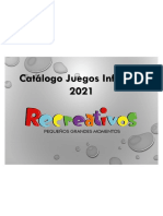 Catálogo Juegos Inflables 2021