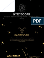 Horoscope: Participant: Alejandro Ríos-Diego Morales-Luciano Barros-Amaru Sánchez