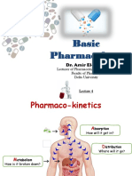Basic Pharmacology Lecture 4: Pharmacokinetics