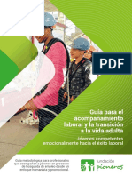 Guía para El Acompañamiento Laboral y La Transición A La Vida Adulta