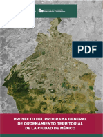 Proyecto Del Programa General de Ordenamiento Territorial de La Ciudad de México