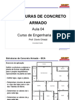 Estruturas de Concreto Armado: Aula 04 Curso de Engenharia Civil