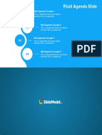 03 Fluid Agenda Concept Slide Template