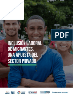 Inclusión Laboral de Migrantes, Una Apuesta Del Sector Privado