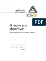 Rituales Pre-Deportivos: Instituto de Estudios Avanzados Universitarios