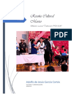 Reseña Cultural Marzo - García Cortés Adolfo de Jesús - Grupo - 9