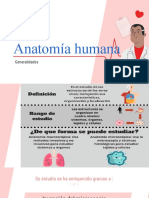 Anatomía humana: generalidades y clasificación