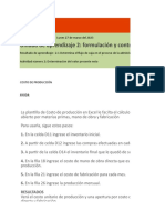 Unidad de Aprendizaje 2: Formulación y Control de Presupuestos