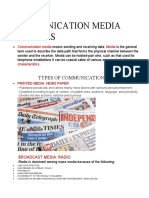 Communication Media Channels