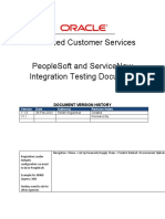 ServiceNow To PeopleSoft Integration Testing - V1