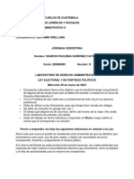 Ley Electoral y de Partidos Políticos.