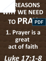 10 Reasons To Pray