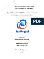 Hukum Dan Regulasi Komunikasi (Tinjauan UU Pers Dan UU Penyiaran)