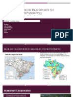 Temática: Rede de Transporte No Brasil (Fluxo Econômico) : Professor: Leivinho Araújo