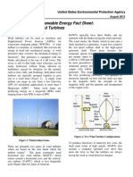 EPA Wind Turbines Fact Sheet: Harnessing Wind Energy for Wastewater Treatment