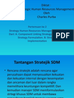 Diktat: Strategic Human Resources Management Oleh Charles Purba