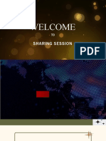 Welcome: Sharing Session