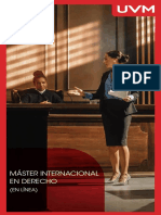 Máster Internacional en Derecho