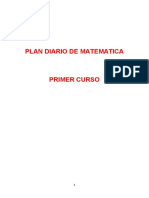 Plan Diario de Matematica