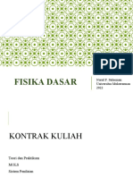 Fisika Dasar: Nurul F. Sulaeman Universitas Mulawarman 2022