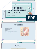 Sangrado de Tubo Digestivo Alto Y Bajo: Mayra Garza Mip2