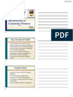 Chapter 1 Introduction To Corporate Finance