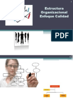 Estructura Organizacional Enfoque Calidad