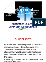 Economics: Economics Class X Chapter-1:Development