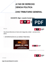 Derecho Tributario General - Interpretacion de La Norma Tributaria.