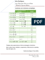 Práctica 3 - Operaciones Con Números Complejos