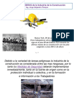 SEGURIDAD en OBRAS de La Industria de La Construcción: Ing. Jorge Alejandro Pereyra