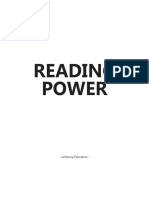 Reading Power: - Lestoury Education