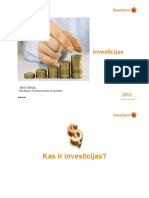 Investīcijas: Jānis Bergs