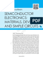 Semiconductor Electronics: Materials, Devices and Simple Circuits