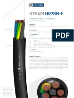 Topcable Xtrem H07RN-F Esp Specs