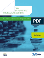 Step Advanced Certificate in Advising The Family Business: Theories and Frameworks For Governance