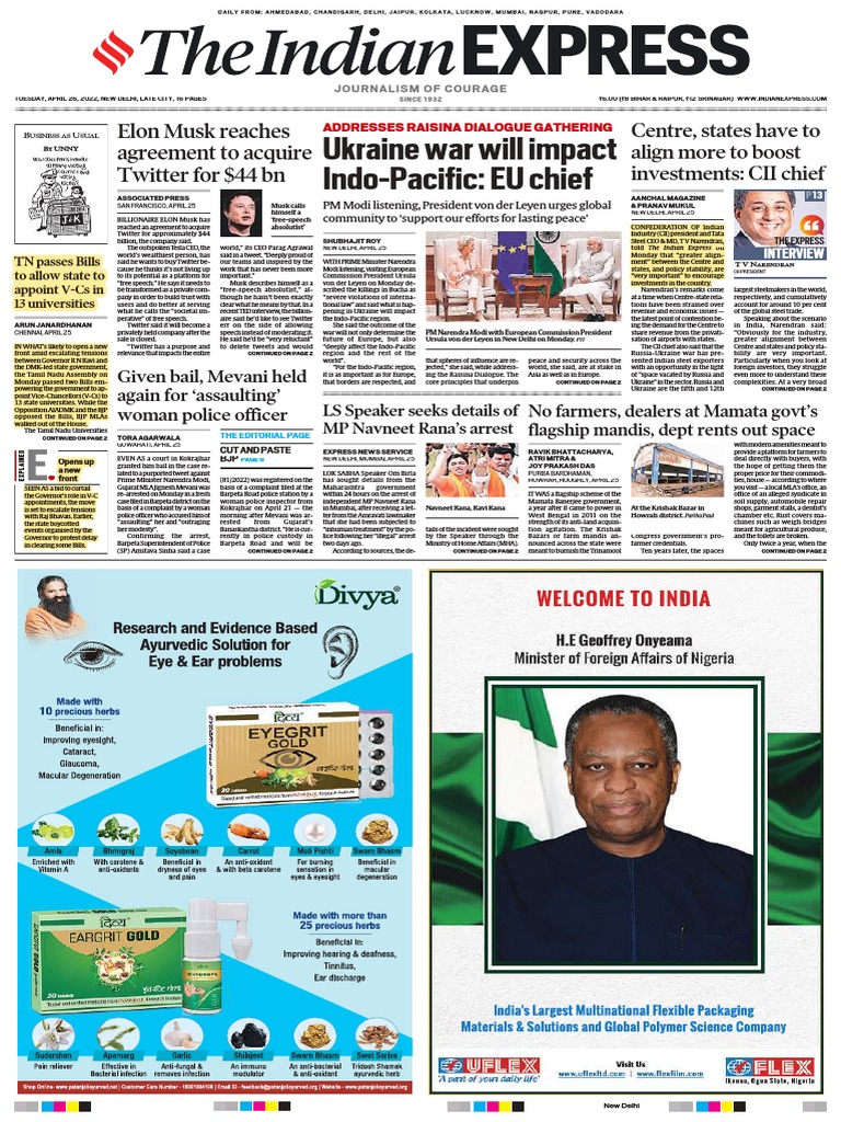 26 04 2022 Vajiramravi Indianexpress PDF Narendra Modi