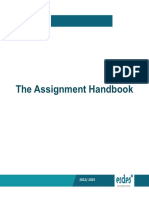 The Assignment Handbook