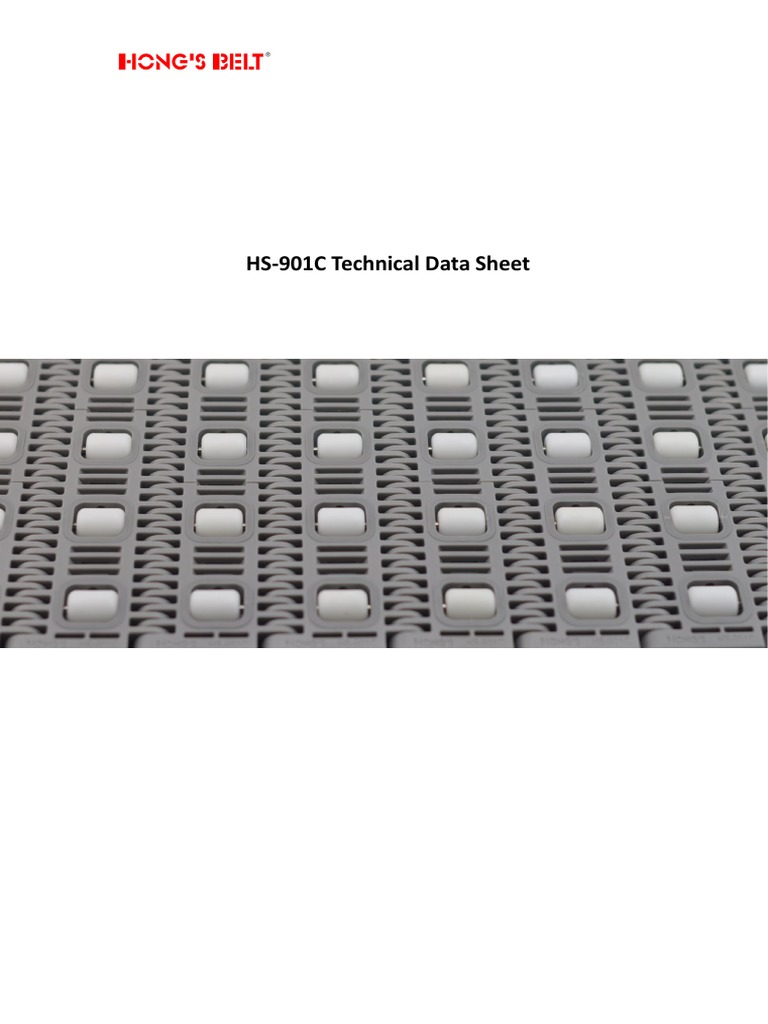 HS-901C Belt Technical Specifications | PDF | Polymers | Chemical ...