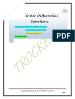 Ordinary Differential Equations - by Trockers