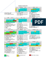 Calendário Trimestral ETEP 2011