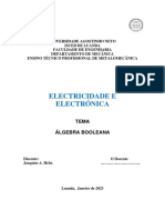 Trabalho de Electricidade e Electrónica