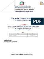 ELE 4623: Control Systems: Faculty of Engineering Technology