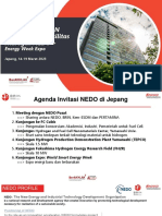 Nedo Invitation Kunjungan Ke Fasilitas Hidrogen NEDO +: Energy Week Expo