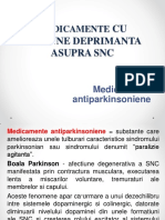 Chimie Terapeutuca - Medicamente Antiparkinsoniene