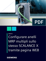 Configurare Anelli MRP Multipli Sullo Stesso SCALANCE X Tramite Pagina WEB