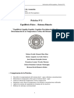 Práctica N°2 Equilibrio Físico - Sistema Binario: Universidad Nacional de Asunción